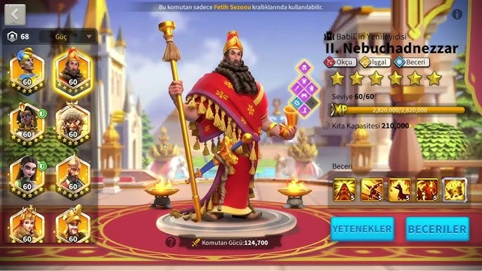 Nebuchadnezzar II có khả năng làm gia tăng tốc độ di chuyển của quân đội